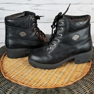 Harley Davidson Woman's leather riding boots 9